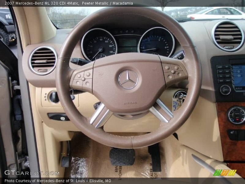 Pewter Metallic / Macadamia 2007 Mercedes-Benz ML 320 CDI 4Matic