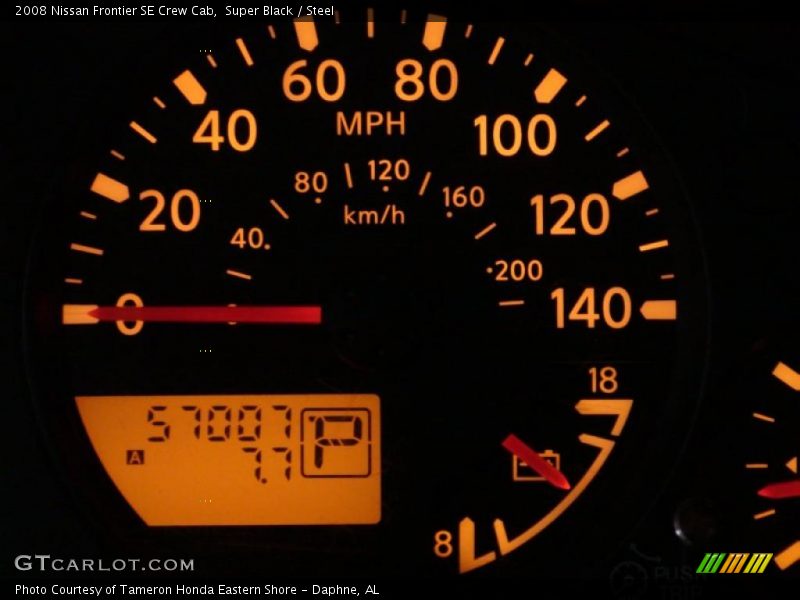 Super Black / Steel 2008 Nissan Frontier SE Crew Cab