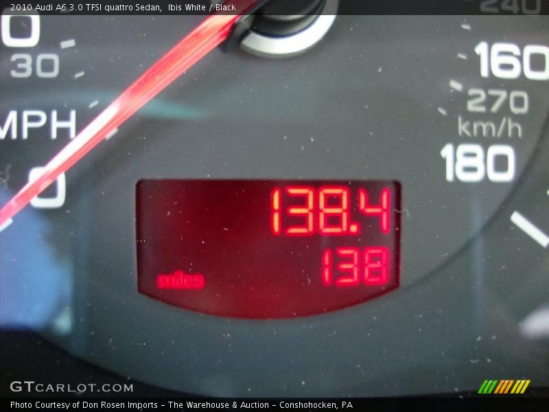 Ibis White / Black 2010 Audi A6 3.0 TFSI quattro Sedan