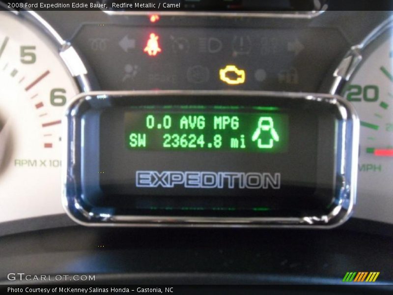 Redfire Metallic / Camel 2008 Ford Expedition Eddie Bauer