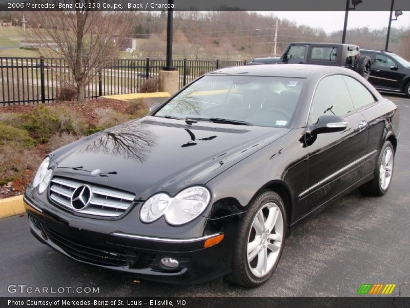 Black / Charcoal 2006 Mercedes-Benz CLK 350 Coupe