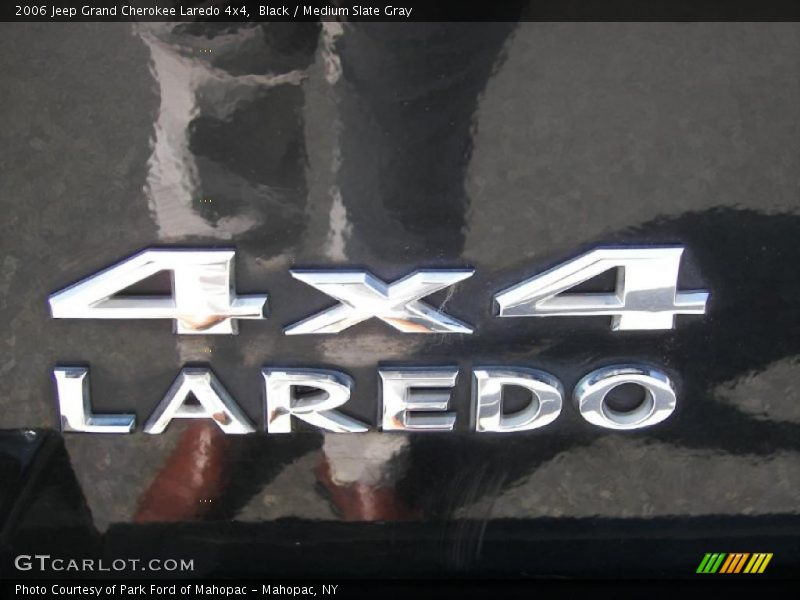 Black / Medium Slate Gray 2006 Jeep Grand Cherokee Laredo 4x4