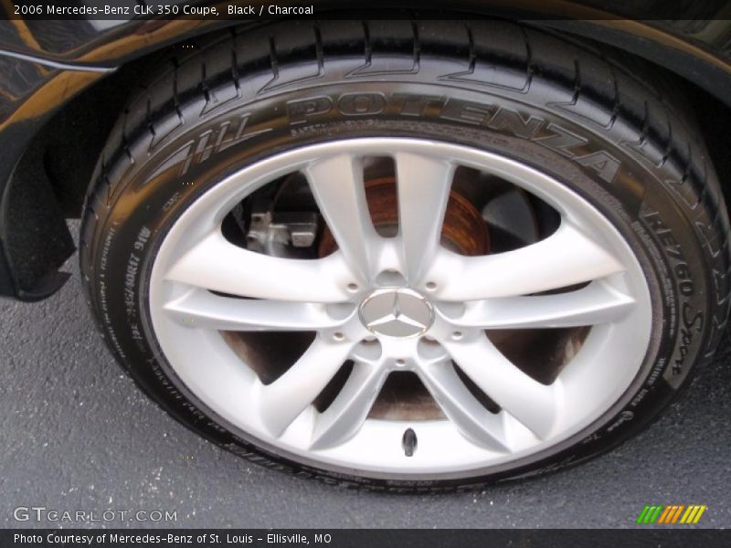 Black / Charcoal 2006 Mercedes-Benz CLK 350 Coupe