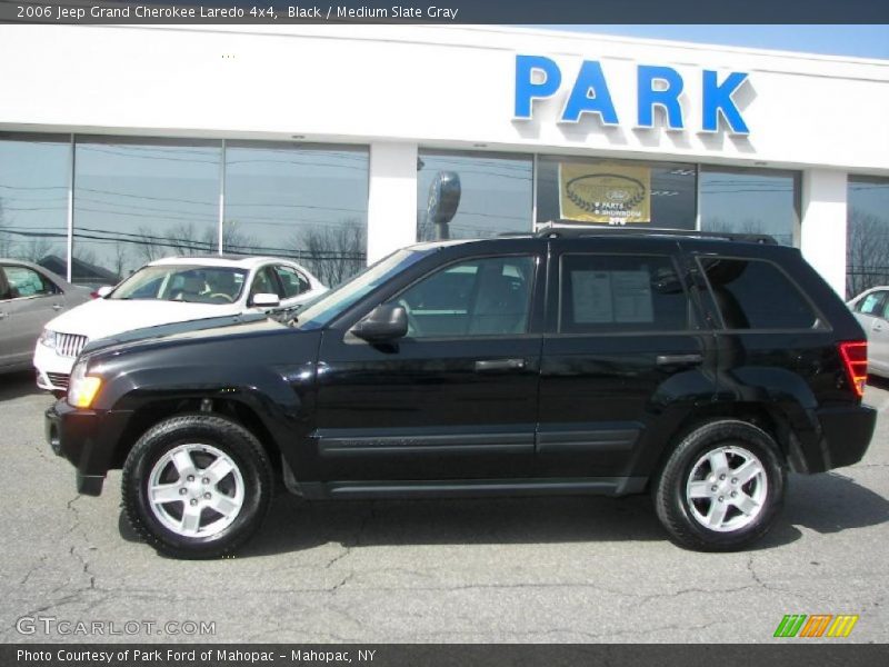 Black / Medium Slate Gray 2006 Jeep Grand Cherokee Laredo 4x4