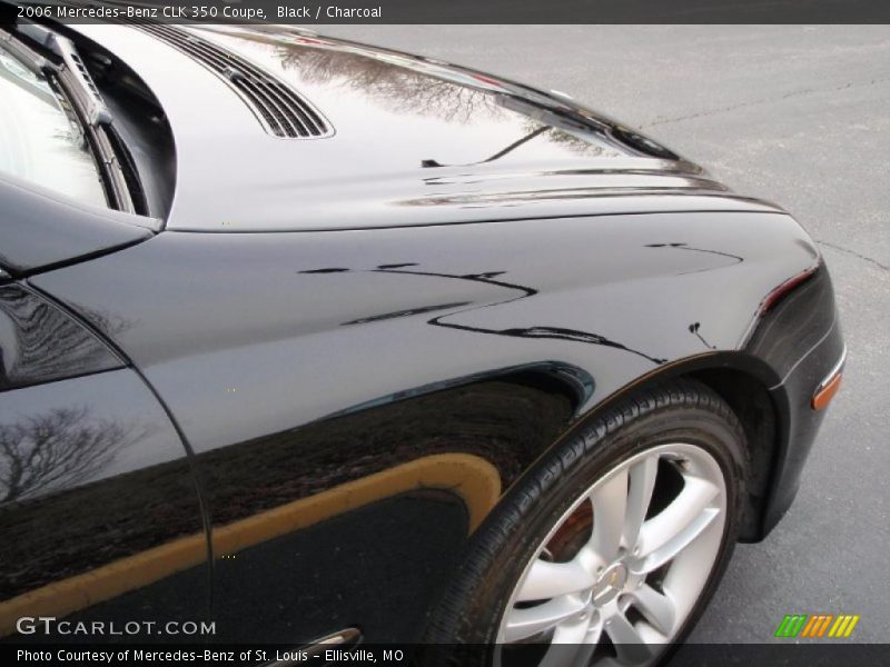 Black / Charcoal 2006 Mercedes-Benz CLK 350 Coupe