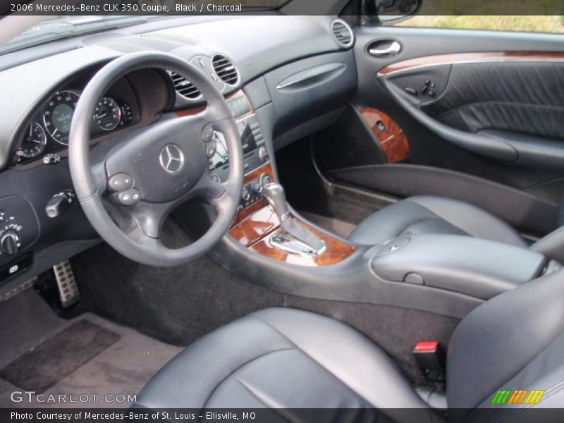 Black / Charcoal 2006 Mercedes-Benz CLK 350 Coupe