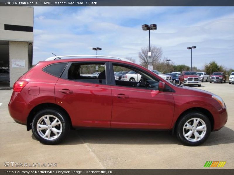 Venom Red Pearl / Black 2008 Nissan Rogue SL AWD