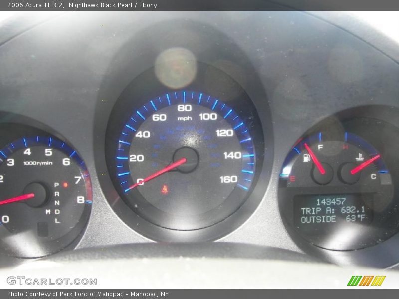 Nighthawk Black Pearl / Ebony 2006 Acura TL 3.2