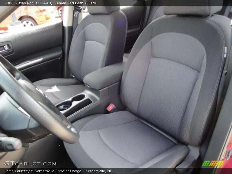 Venom Red Pearl / Black 2008 Nissan Rogue SL AWD