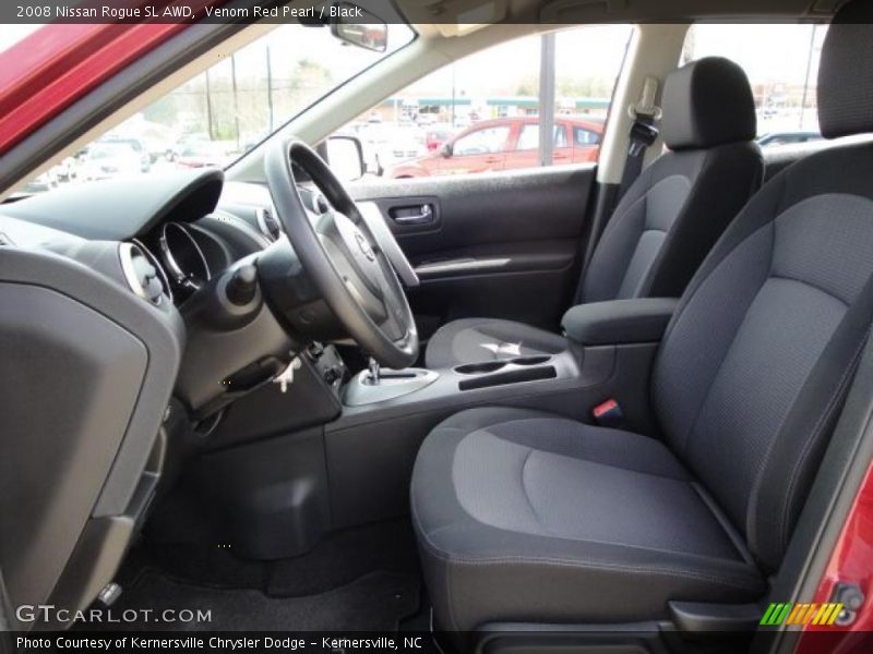 Venom Red Pearl / Black 2008 Nissan Rogue SL AWD