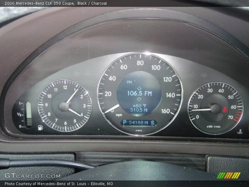 Black / Charcoal 2006 Mercedes-Benz CLK 350 Coupe