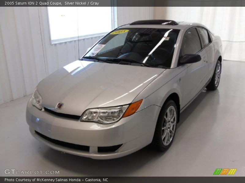 Silver Nickel / Gray 2005 Saturn ION 2 Quad Coupe