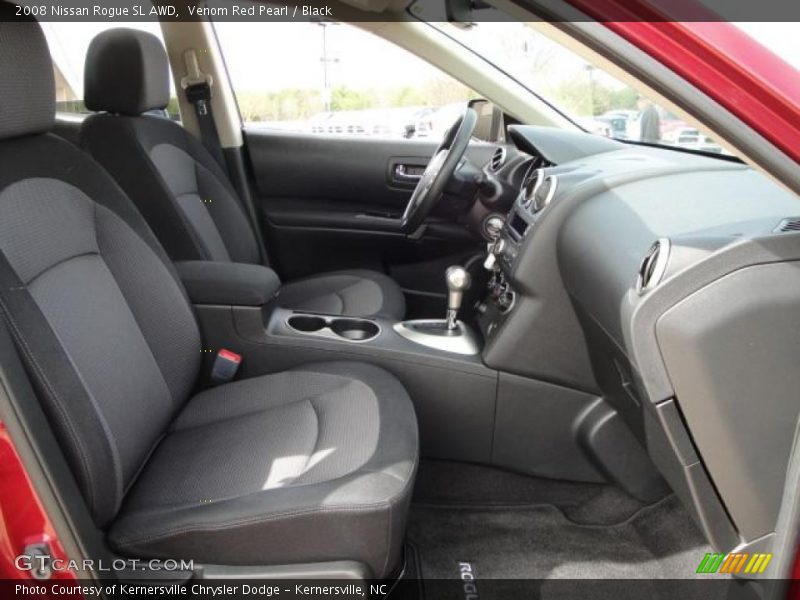 Venom Red Pearl / Black 2008 Nissan Rogue SL AWD
