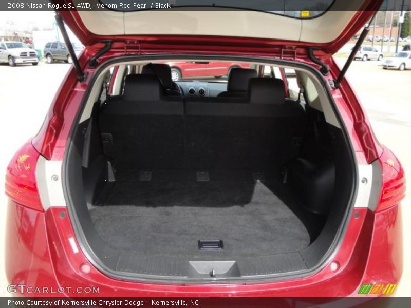 Venom Red Pearl / Black 2008 Nissan Rogue SL AWD