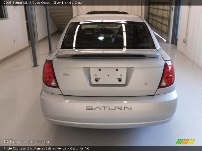 Silver Nickel / Gray 2005 Saturn ION 2 Quad Coupe