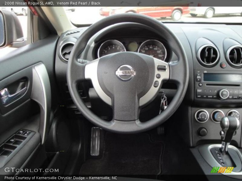 Venom Red Pearl / Black 2008 Nissan Rogue SL AWD
