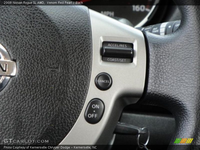 Venom Red Pearl / Black 2008 Nissan Rogue SL AWD