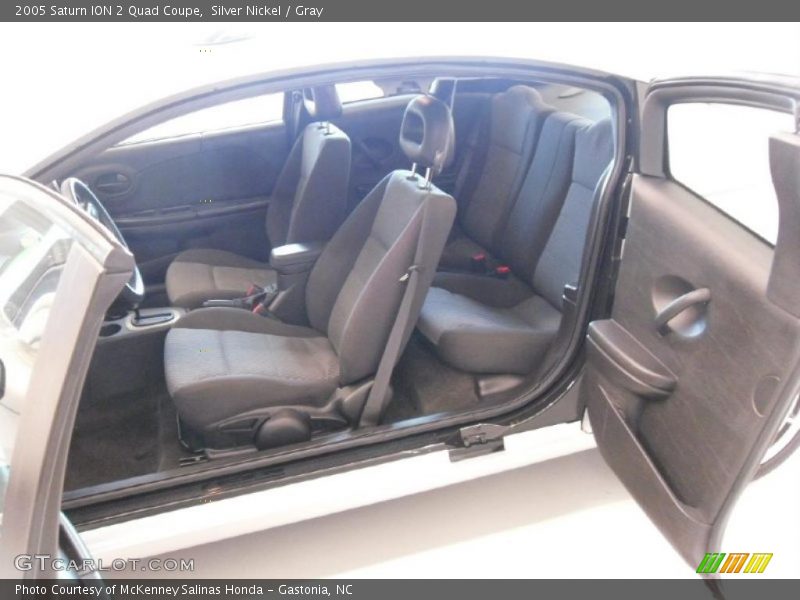 Silver Nickel / Gray 2005 Saturn ION 2 Quad Coupe