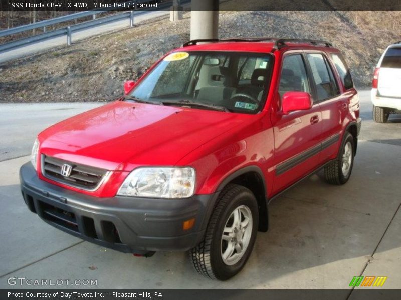 Milano Red / Charcoal 1999 Honda CR-V EX 4WD