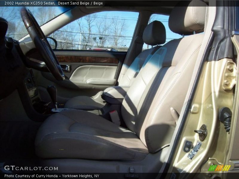 Desert Sand Beige / Beige 2002 Hyundai XG350 Sedan