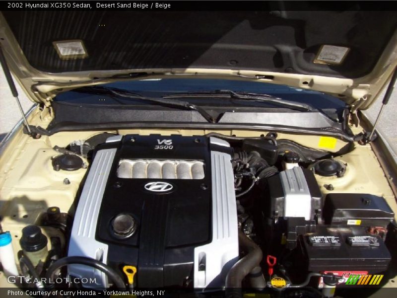 Desert Sand Beige / Beige 2002 Hyundai XG350 Sedan