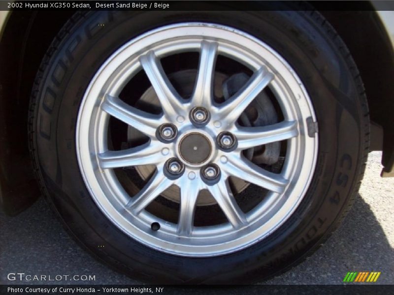 Desert Sand Beige / Beige 2002 Hyundai XG350 Sedan