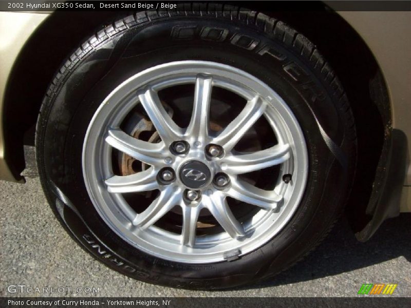 Desert Sand Beige / Beige 2002 Hyundai XG350 Sedan