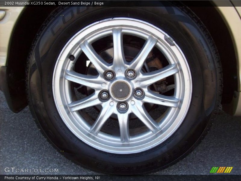 Desert Sand Beige / Beige 2002 Hyundai XG350 Sedan