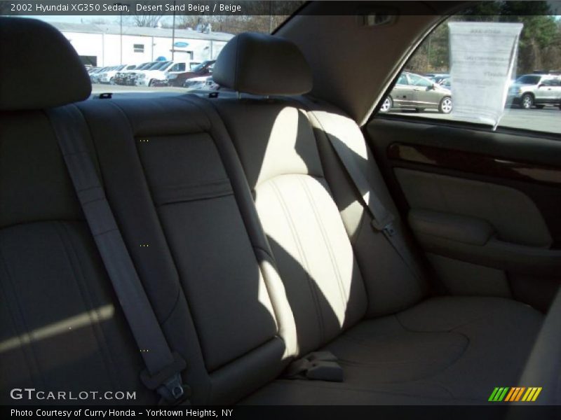 Desert Sand Beige / Beige 2002 Hyundai XG350 Sedan