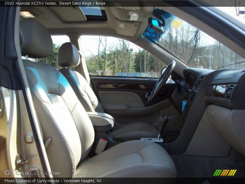 Desert Sand Beige / Beige 2002 Hyundai XG350 Sedan