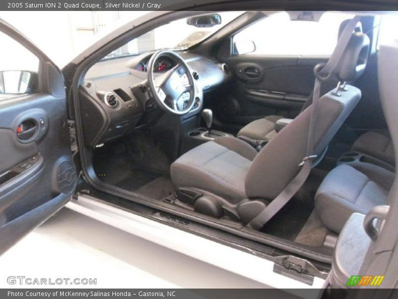 Silver Nickel / Gray 2005 Saturn ION 2 Quad Coupe