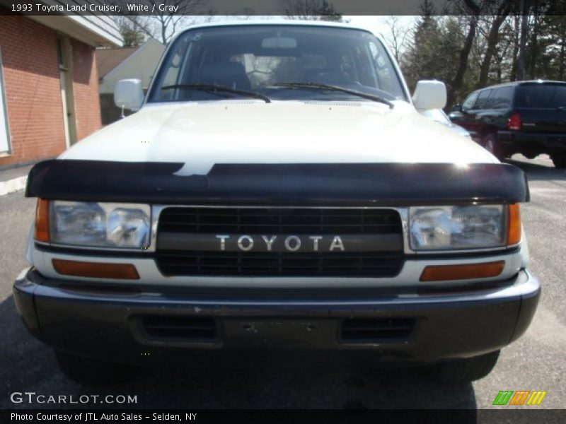 White / Gray 1993 Toyota Land Cruiser