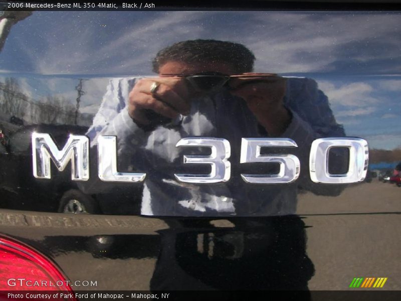 Black / Ash 2006 Mercedes-Benz ML 350 4Matic