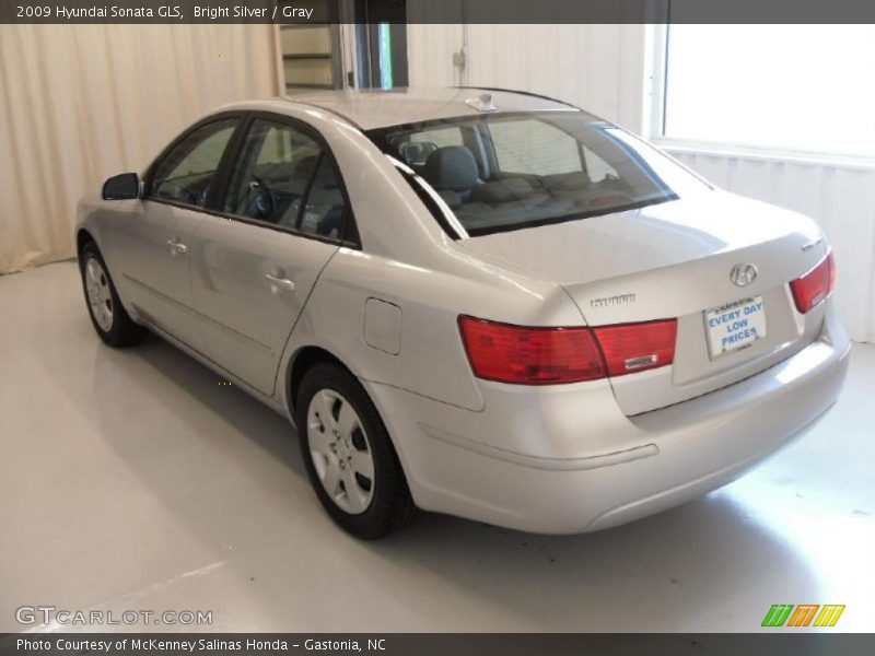 Bright Silver / Gray 2009 Hyundai Sonata GLS