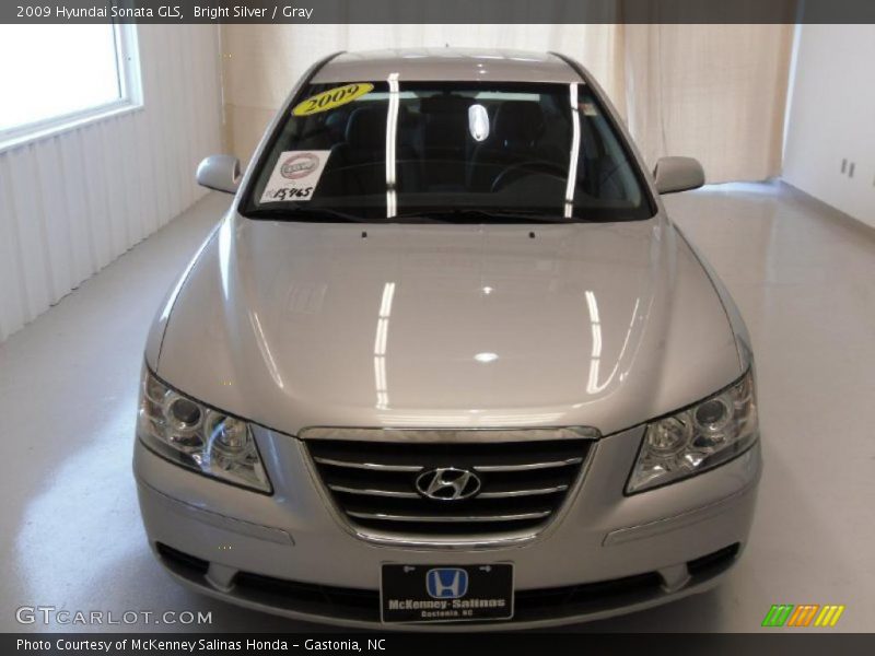 Bright Silver / Gray 2009 Hyundai Sonata GLS