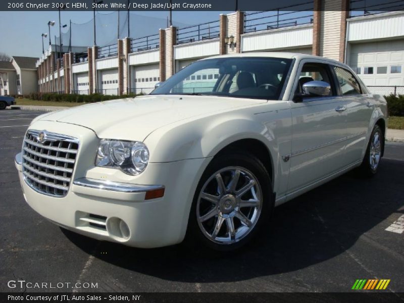 Stone White / Deep Jade/Light Graystone 2006 Chrysler 300 C HEMI