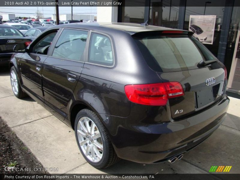 Lava Gray Pearl Effect / Light Gray 2010 Audi A3 2.0 TFSI quattro