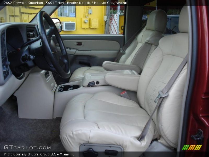 Redfire Metallic / Medium Gray/Neutral 2002 Chevrolet Suburban 1500 LT 4x4