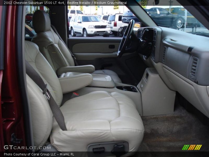 Redfire Metallic / Medium Gray/Neutral 2002 Chevrolet Suburban 1500 LT 4x4