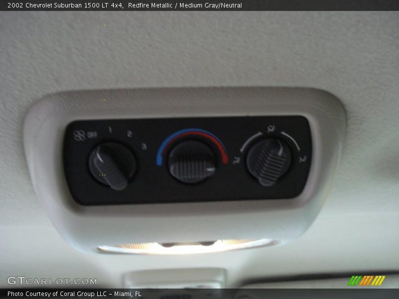 Redfire Metallic / Medium Gray/Neutral 2002 Chevrolet Suburban 1500 LT 4x4