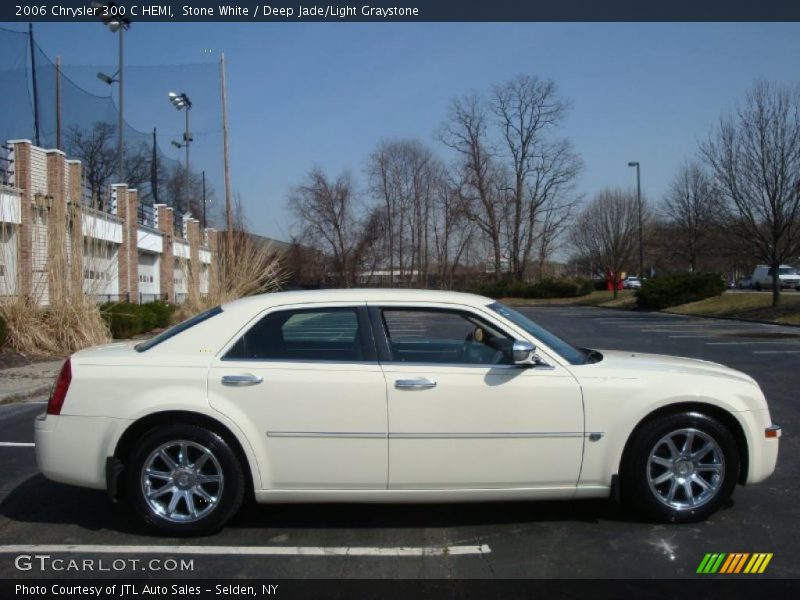 Stone White / Deep Jade/Light Graystone 2006 Chrysler 300 C HEMI