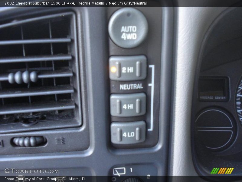 Redfire Metallic / Medium Gray/Neutral 2002 Chevrolet Suburban 1500 LT 4x4