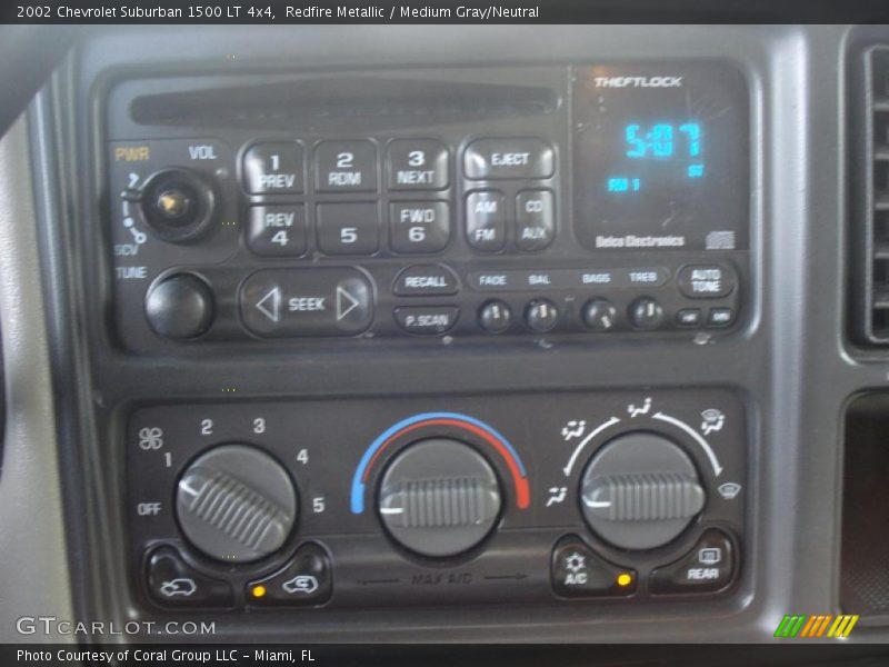 Redfire Metallic / Medium Gray/Neutral 2002 Chevrolet Suburban 1500 LT 4x4