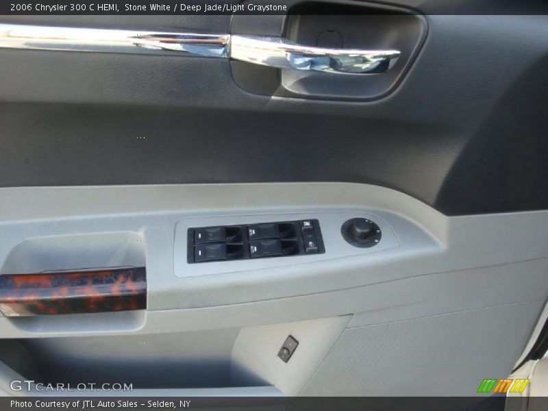 Stone White / Deep Jade/Light Graystone 2006 Chrysler 300 C HEMI