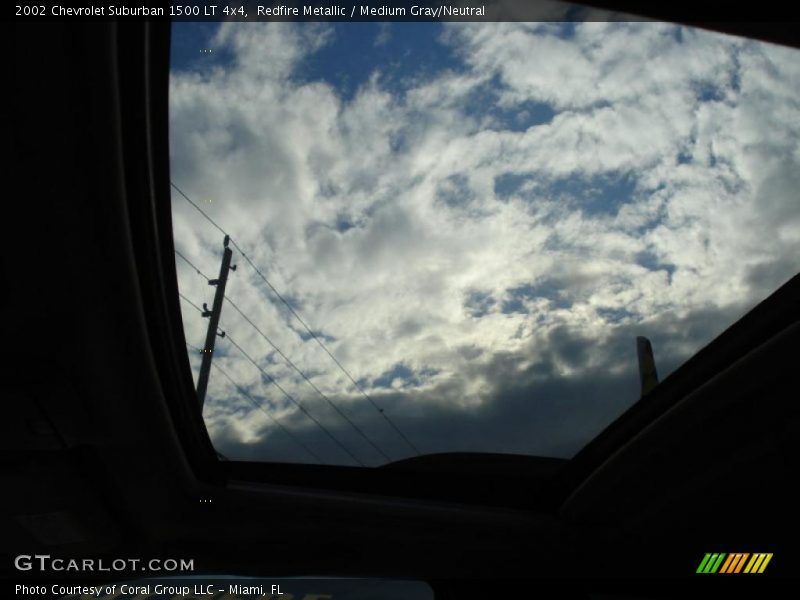 Redfire Metallic / Medium Gray/Neutral 2002 Chevrolet Suburban 1500 LT 4x4