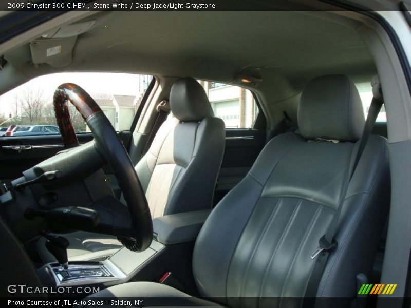 Stone White / Deep Jade/Light Graystone 2006 Chrysler 300 C HEMI