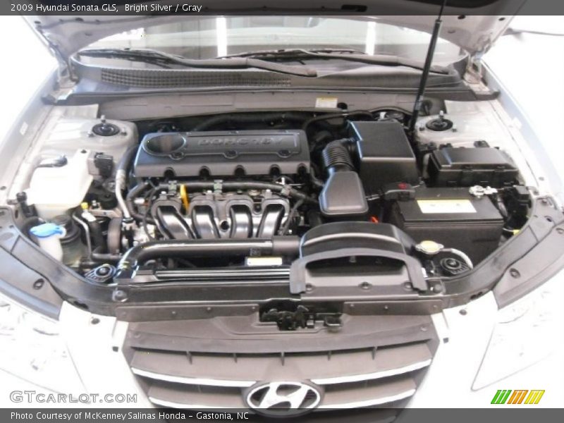 Bright Silver / Gray 2009 Hyundai Sonata GLS