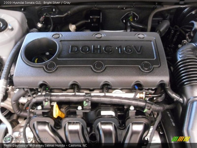 Bright Silver / Gray 2009 Hyundai Sonata GLS