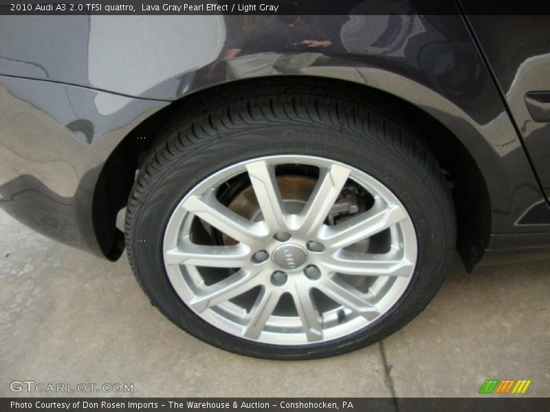 Lava Gray Pearl Effect / Light Gray 2010 Audi A3 2.0 TFSI quattro