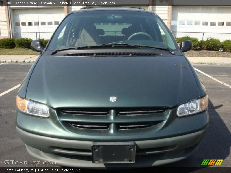 Shale Green Metallic / Silver Fern 2000 Dodge Grand Caravan SE